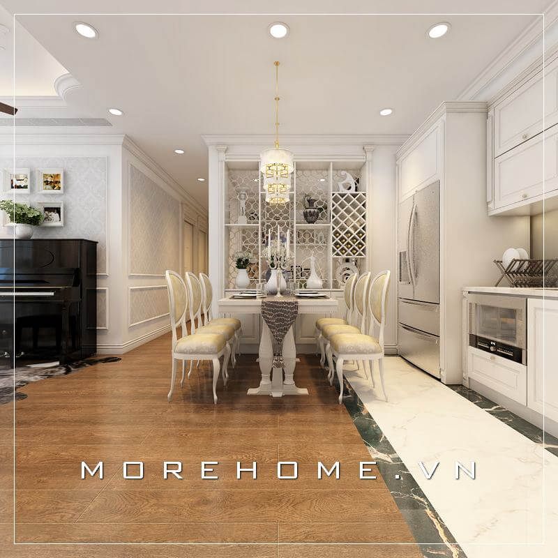 Mẫu bàn ăn đẹp MoreHome